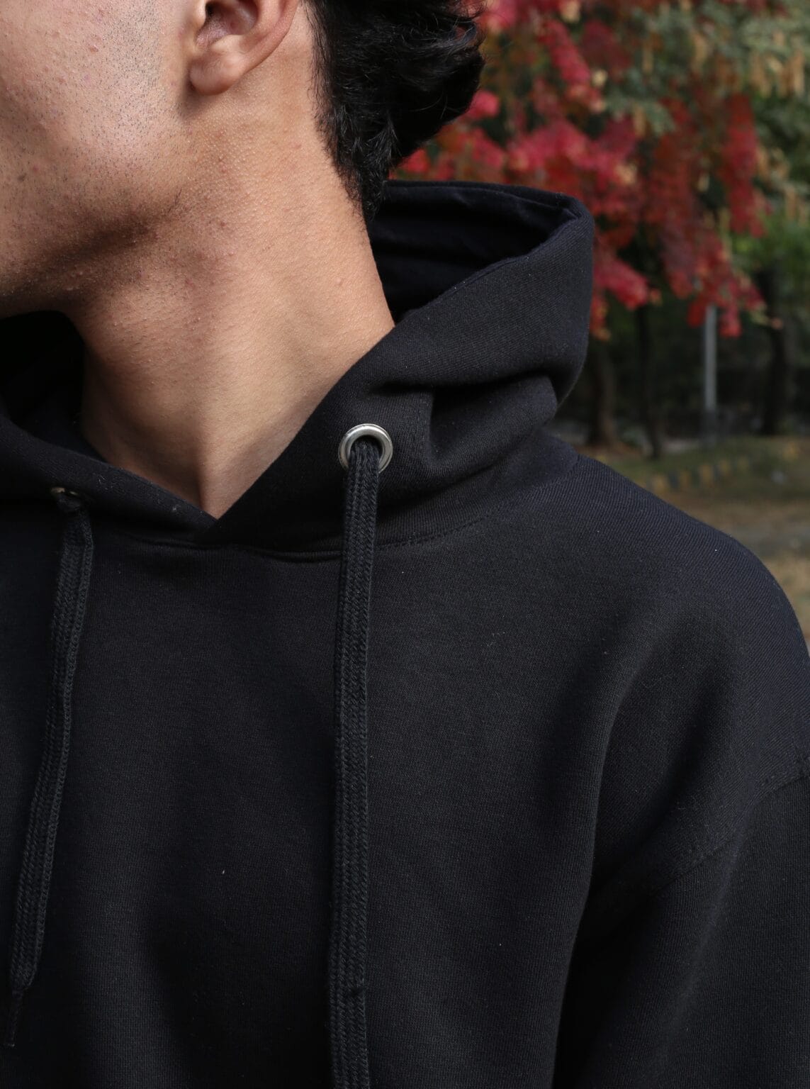 Chahatein Hoodie – Black | 320 GSM Cotton Fleece