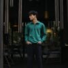 Chahatein Quarter Zip Sweatshirt – Olive Green | 320 GSM Cotton Fleece