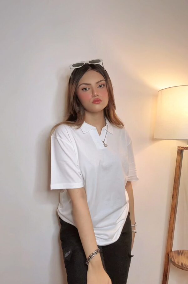 Chahatein Polo Shirt – Off White | Premium Cotton