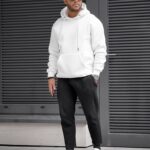 White Hoodie Pakistan – Premium 320 GSM Cotton Fleece | Chahatein