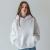 Chahatein Hoodie – White | 320 GSM Cotton Fleece