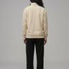 Chahatein Quarter Zip Sweatshirt – Cream | 320 GSM Cotton Fleece – back view