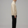 Chahatein Quarter Zip Sweatshirt – Cream | 320 GSM Cotton Fleece – side view