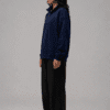 Chahatein Quarter Zip Sweatshirt – Blue | 320 GSM Cotton Fleece – side view