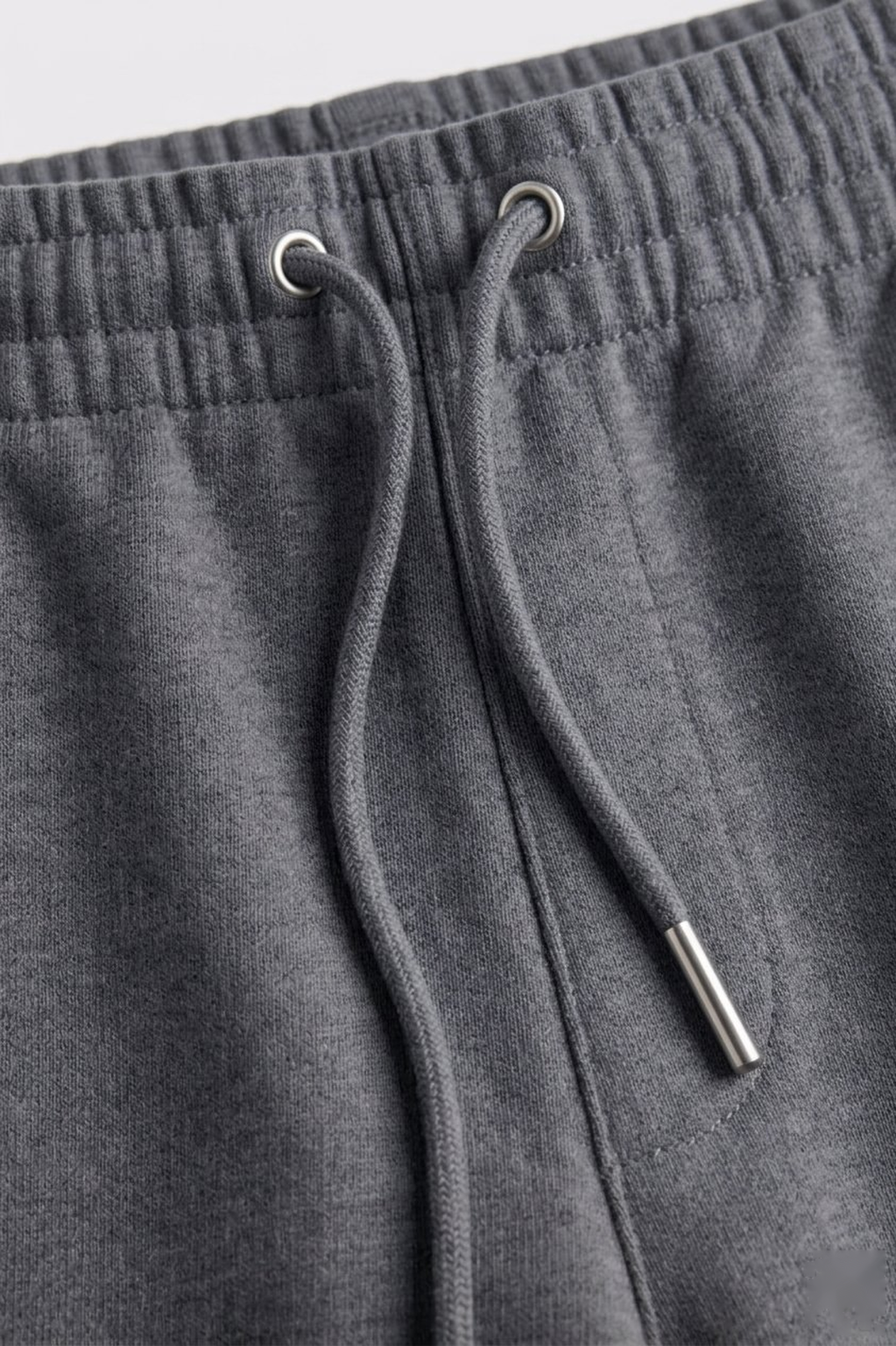 Chahatein Baggy Wide Leg Trouser – Stone Grey | 320 GSM Cotton Fleece