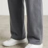 Chahatein Baggy Wide Leg Trouser – Stone Grey | 320 GSM Cotton Fleece