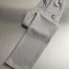 Chahatein Baggy Wide Leg Trouser – Stone Grey | 320 GSM Cotton Fleece