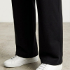 Chahatein Baggy Wide Leg Trouser – Black | 320 GSM Cotton Fleece
