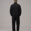 Chahatein Shacket – Black | 320 GSM Cotton Fleece – back view