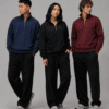 Pair-of-2 Quarter Zipper SweatShirts