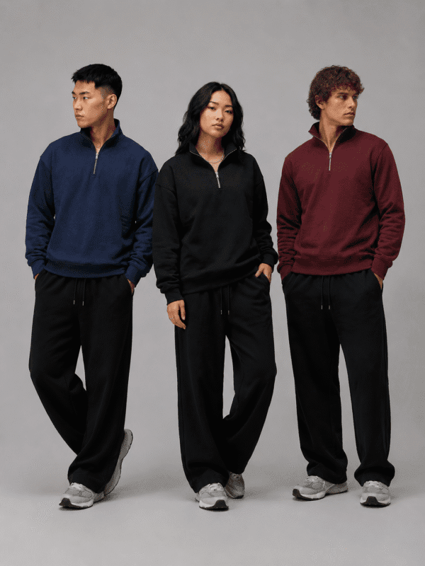 Pair-of-2 Quarter Zipper SweatShirts
