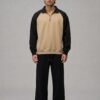 raglan sleeve sweatshirt beige